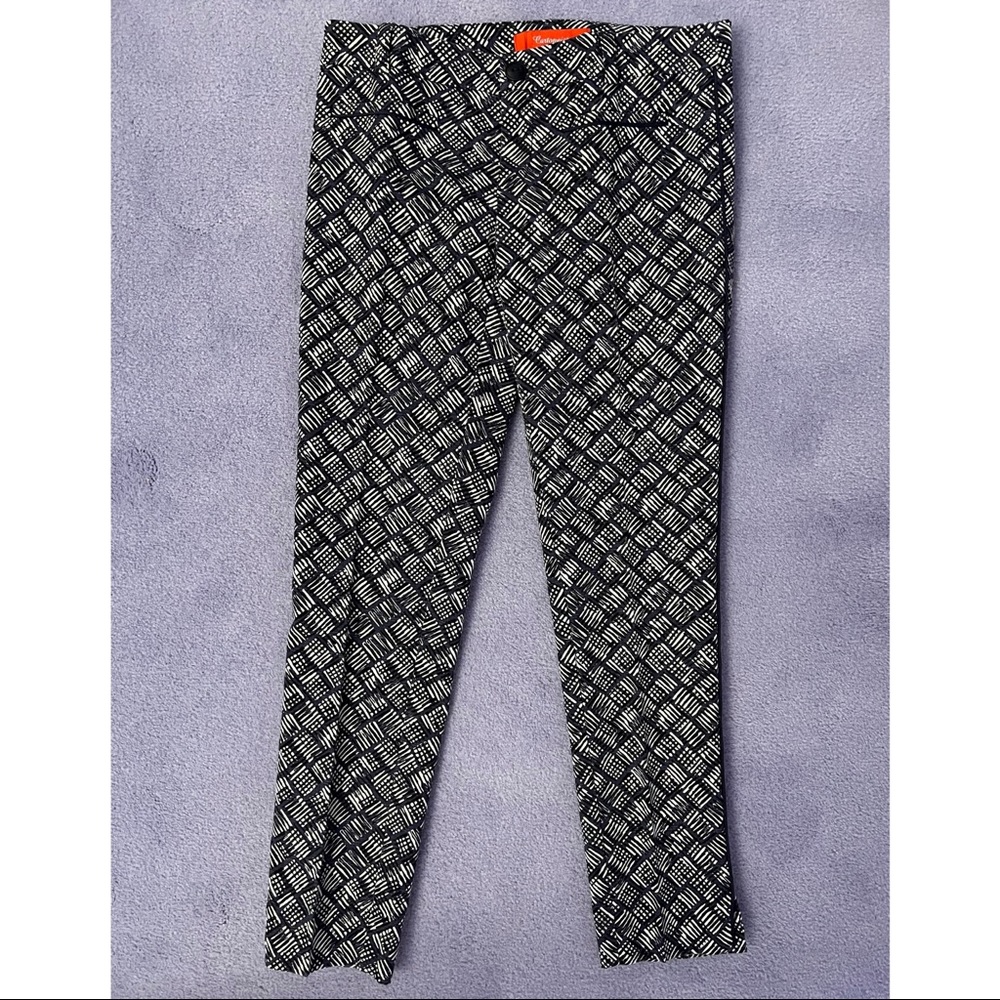 Anthropologie Cartonnier Charlie Print Ankle Pants